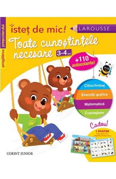 Istet de mic! Pregatirea prescolaruluii.Cunost.3-4 ani