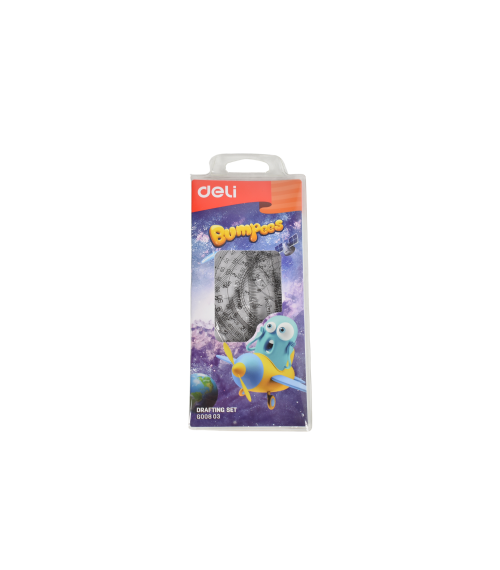 Set geometrie 4 piese transp.  Bumpees deli dleg00803