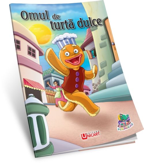 Carte de colorat A5 - Omul de turta dulce