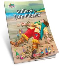 Carte de colorat A5 - Gulliver in tara piticilor