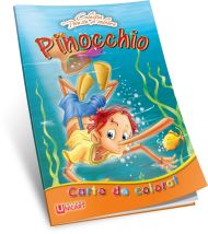 Carte de colorat - Pinocchio