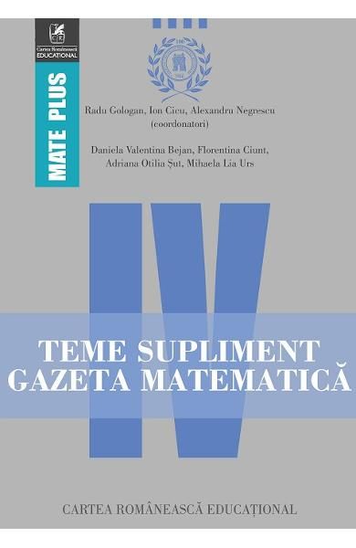 Teme supliment gazeta matemclasa a IV-a