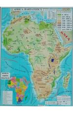 Harta fizica africa/australia