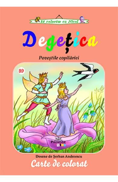 Degetica - carte de colorat