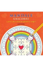 Mandale cu unicorni colorat cu copii