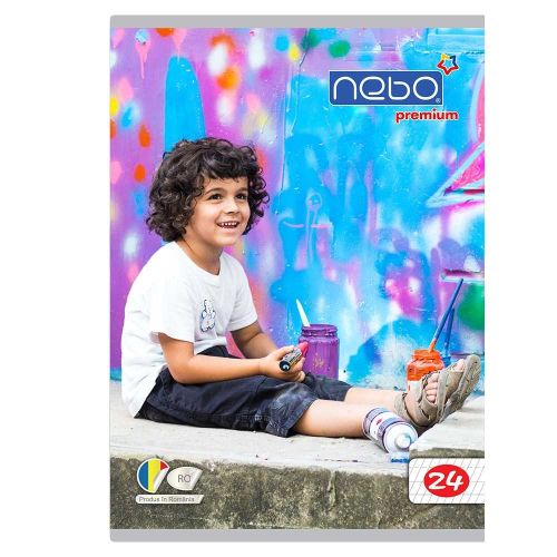 Caiet a5 tip 1 24 file nebo premium 80g 16532