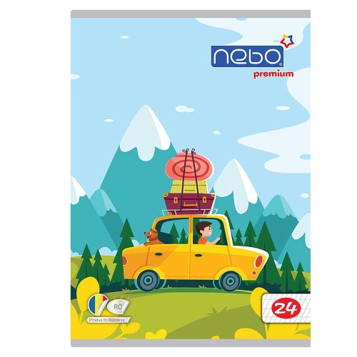 Caiet a5 tip 1 24 file nebo premium 80g 16532