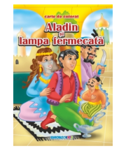 Aladin si Lampa Fermecata carte de colorat B5