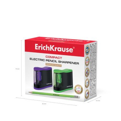 Ascutitoare electrica erich cu container compact 44503