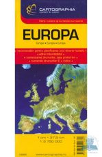 Harta  fizica mini Europa