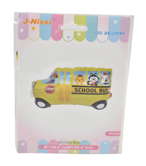 Balon folie figurina school bus 87x62cm zzc-636