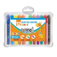 Creioane Pastel Jumbo Lavabile 12 Culori/ Set SC312