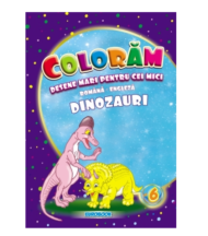 Desene dinozauri - carte de colorat B5
