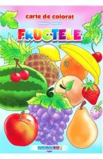 Fructele - Carte de colorat - B5