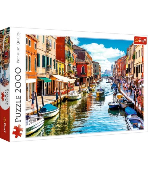 Puzzle trefl 2000 spre insula murano venetia 27110