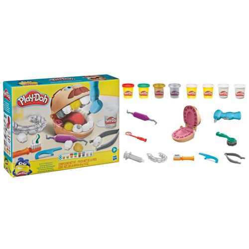 Play doh set dentistul cu accesorii si dinti colorati f1259