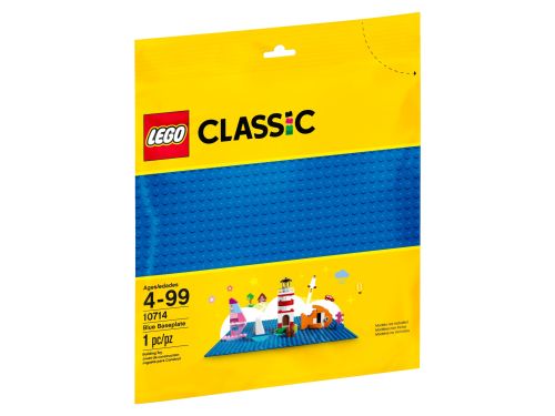 Lego classic placa de baza albastra 10714