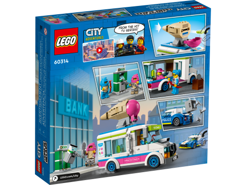 Lego city urmarirea masinii de inghetata 60314