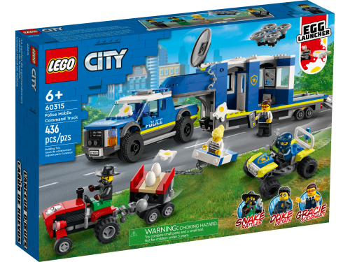 Lego city masina centru de comanda mobil al politiei 60315