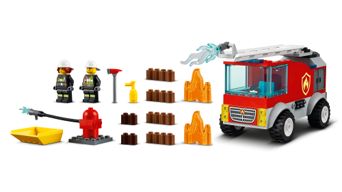 Lego city camion de pompieri cu scara 60280