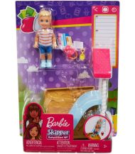 Barbie skipper baietel cu loc de joaca mtfxg94_fxg96