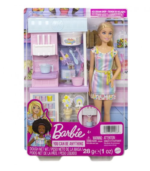 Barbie set de joaca magazinul de inghetata mthcn46