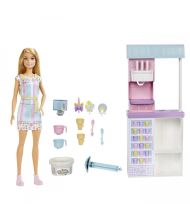 Barbie set de joaca magazinul de inghetata mthcn46