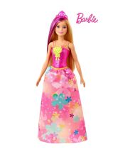 Barbie papusa printesa dreamtopia cu coron roz mtgjk12_gj13