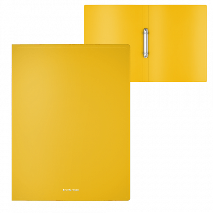 Caiet mecanic 2 inele classic galben 24mm erich 42968