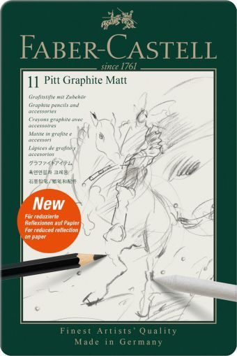 Set 11 buc creion grafit mat pitt fc115220