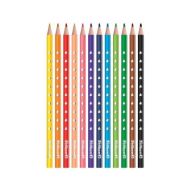 Creioane Color Lacuite Silverino, Set 12 Culori, 700634