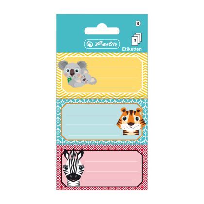 Etichete scolare cute animals set 9 50040247