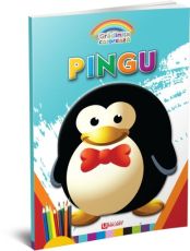 Carte de colorat Pingu a4 96 pag