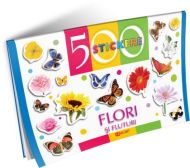 500 stickere flori