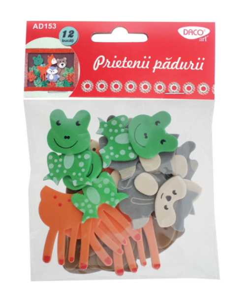 Accesorii craft ad153 prietenii padurii spuma daco          