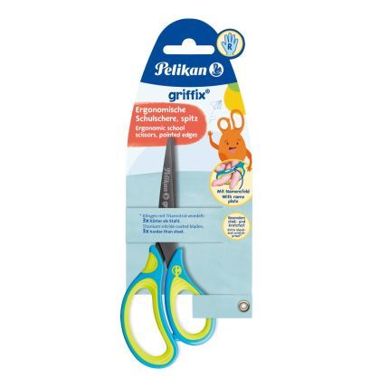 Foarfeca griffix pentru dreptaci cu maner de plastic, 810241