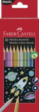 Creioane Colorate Metalizate, 10 Culori, FC201583