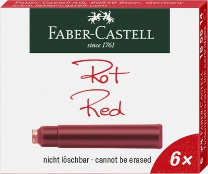 Cartuse cerneala mici rosii 6buc/ cut fc185514