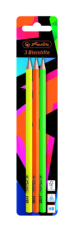 Creion grafit triunghiular mina hb neon art set 3 50027736  