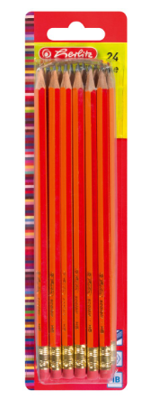 Creion grafit herlitz hb 24/ set8850604                     
