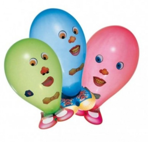 Baloane funny face set 6 buc 40011486                       