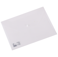 Mapa plastic cu buton a4 transparenta deli dlef10412