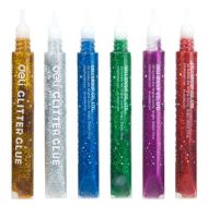 Lipici lichid glitter clasic 6 culori*12ml deli dlea71101