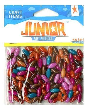 Accesorii craft - margele ovale color 11mm 25gr 137508