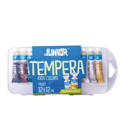 Tempera 12 culori 12ml brilio junior 132002