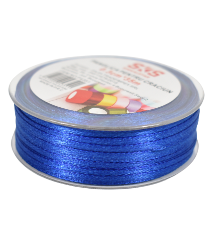 Panglica pvc 0.3cmx35m albastru f4351