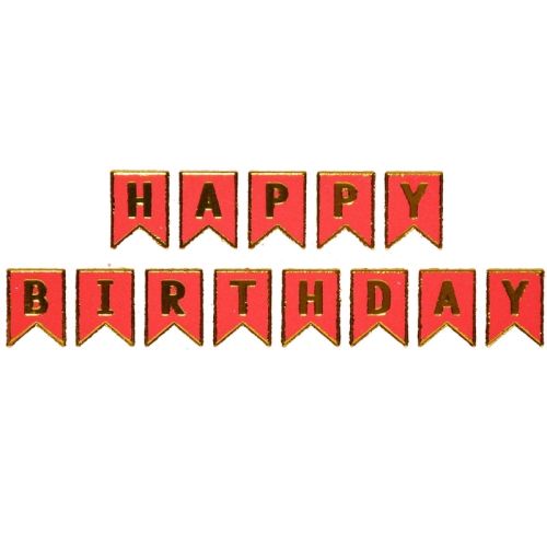 Ghirlanda cu banda adeziva happy birthday 27640             