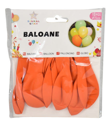 Baloane 2.2g 25cm 10buc/set e3950