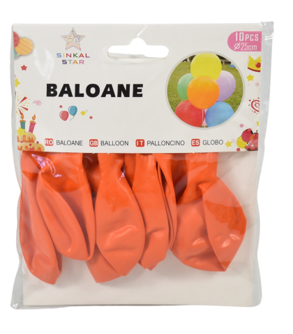 Baloane 2.2g 25cm 10buc/set e3941