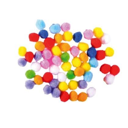 Accesorii craft - pom pom color 10mm 30/set 137473
